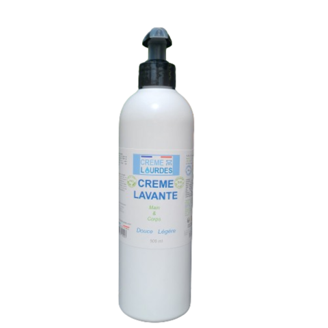 Crème lavante à l'eau de Lourdes