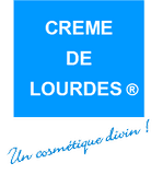 Logo de Creme de Lourdes : un cosmétique divin